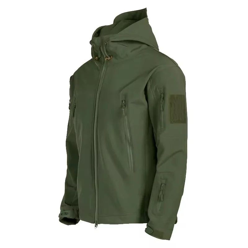 Military Shark Skin Soft Shell Jackets Men - Waterproof