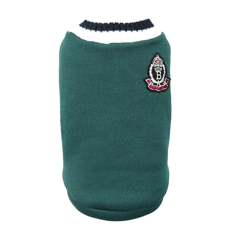 CozyPaws Cat And Dog Christmas Sweater - Warm Polyester