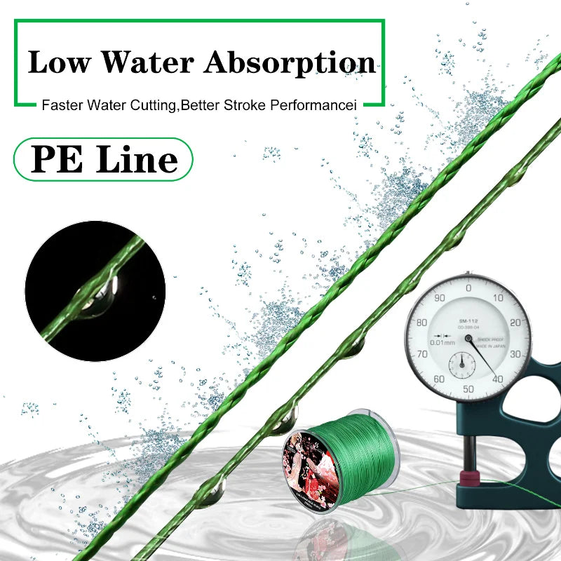 8 Strands Braided Fishing Line 100M 300M Multifilament Carp Fishing Japanese Braided Wire Fishing Accessorie PE Line