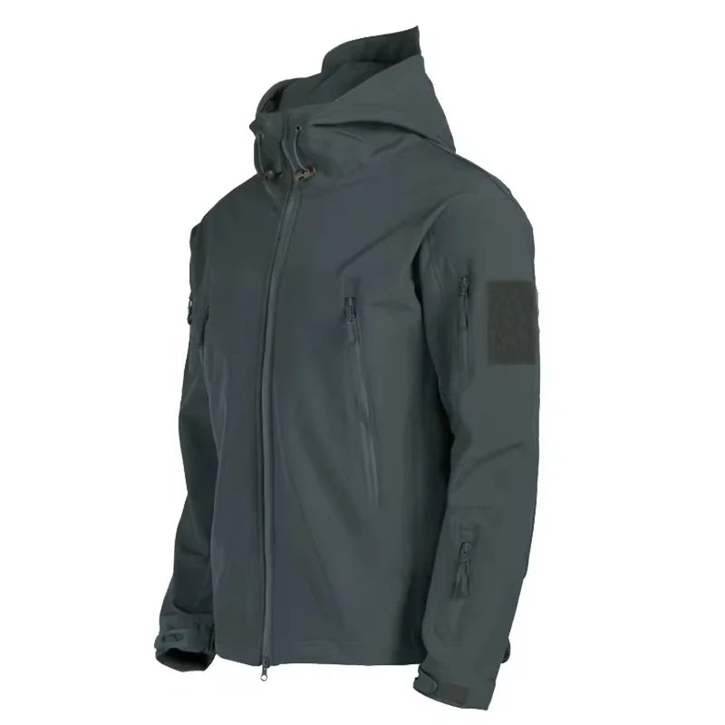 Military Shark Skin Soft Shell Jackets Men - Waterproof
