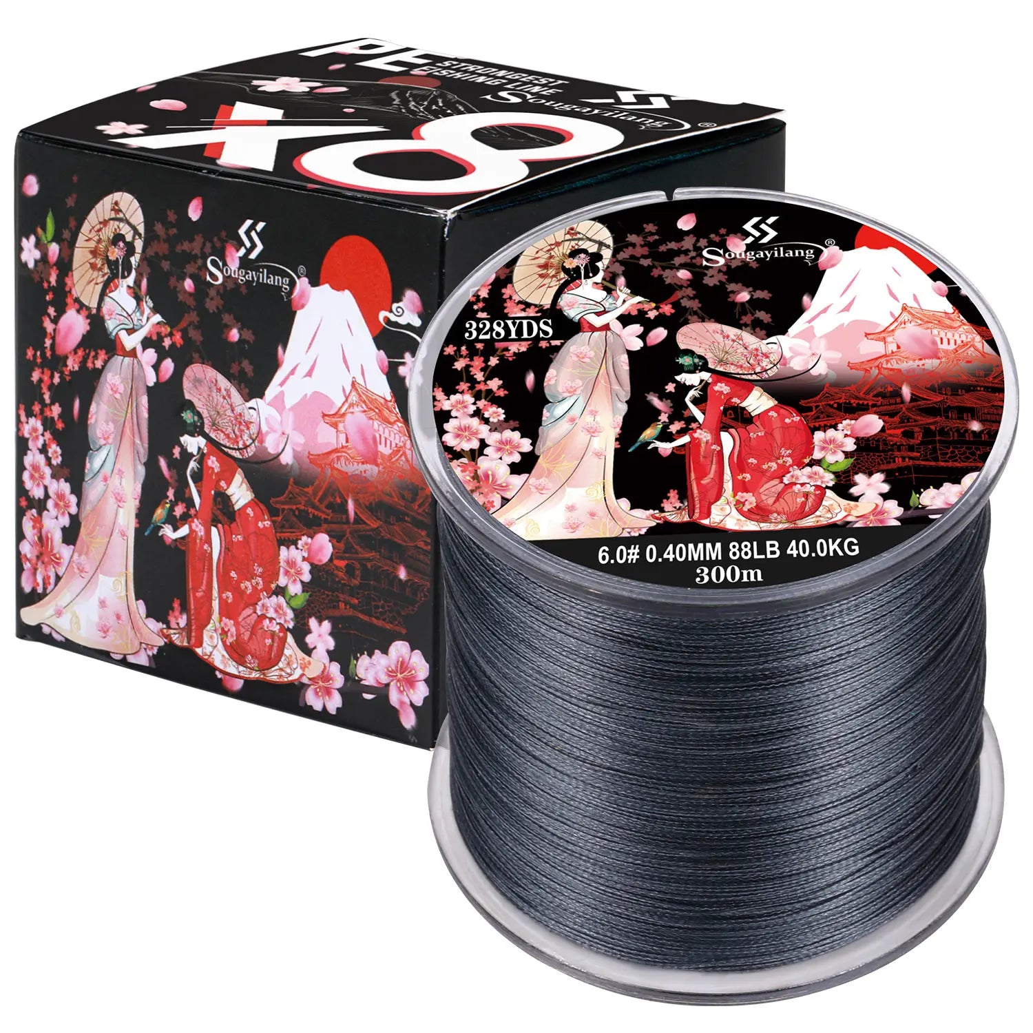 8 Strands Braided Fishing Line 100M 300M Multifilament Carp Fishing Japanese Braided Wire Fishing Accessorie PE Line