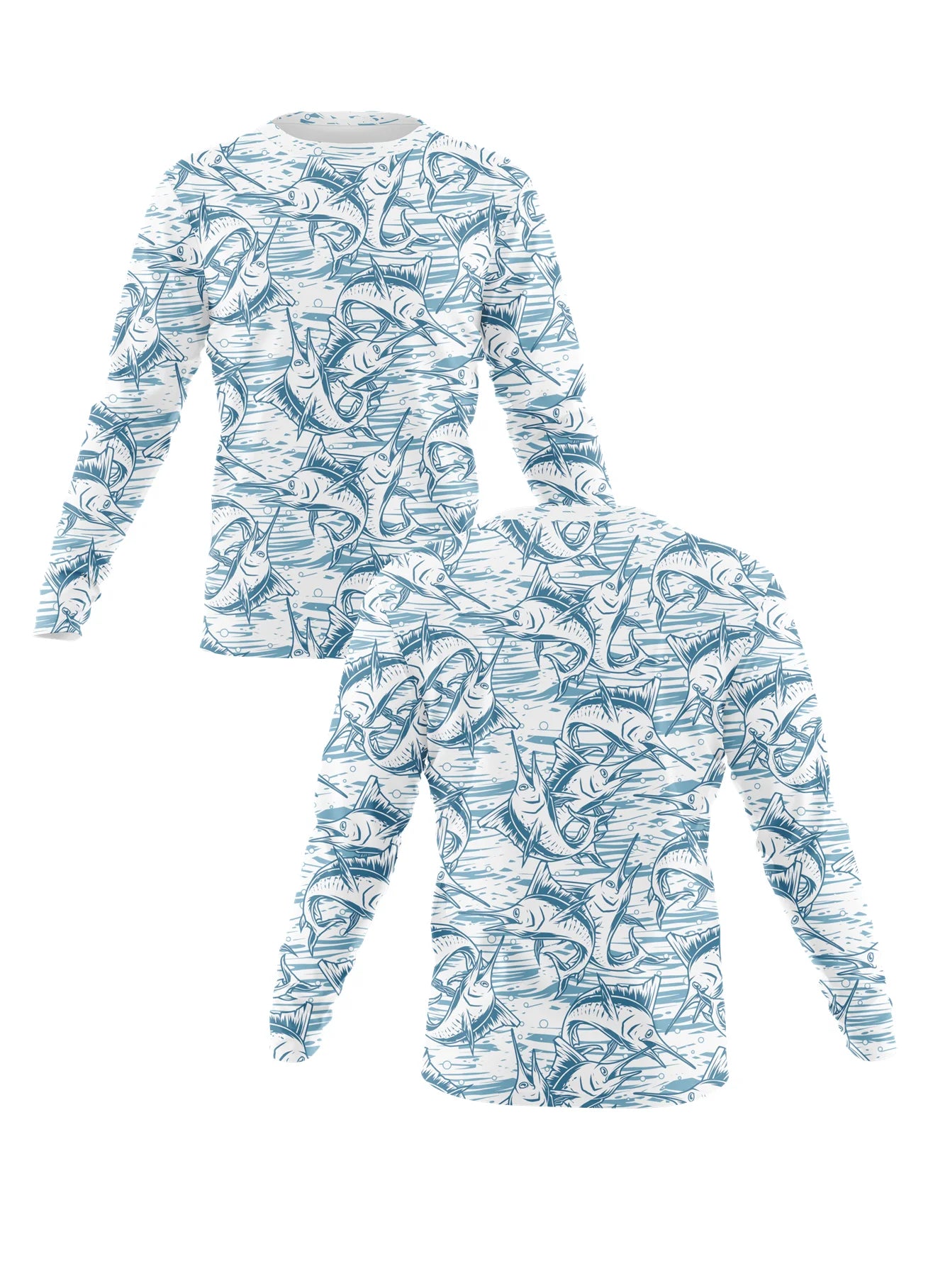 Pro Men Fishing Long Sleeve Shirt - UV Protection Fabric