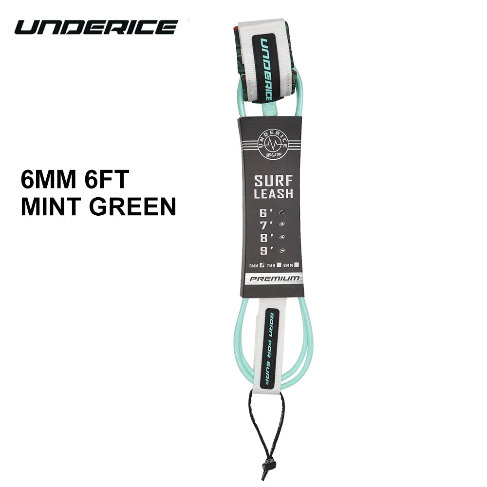SUP Board 6-10FT Surf Leash Surf Leg Rope Surfboard Leash TPU Stainless Swivels Inflatable Paddle Board Longboard Foot Rope