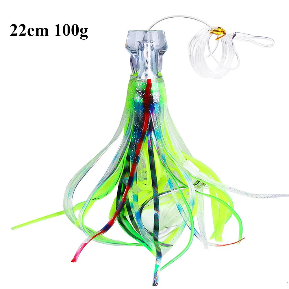 233mm 115g Marlin Lures Offshore DeepSea Boat Fishing Bait Saltwater Trolling Lure Mahi Wahoo Sworldfish Big Game Fishing Tackle