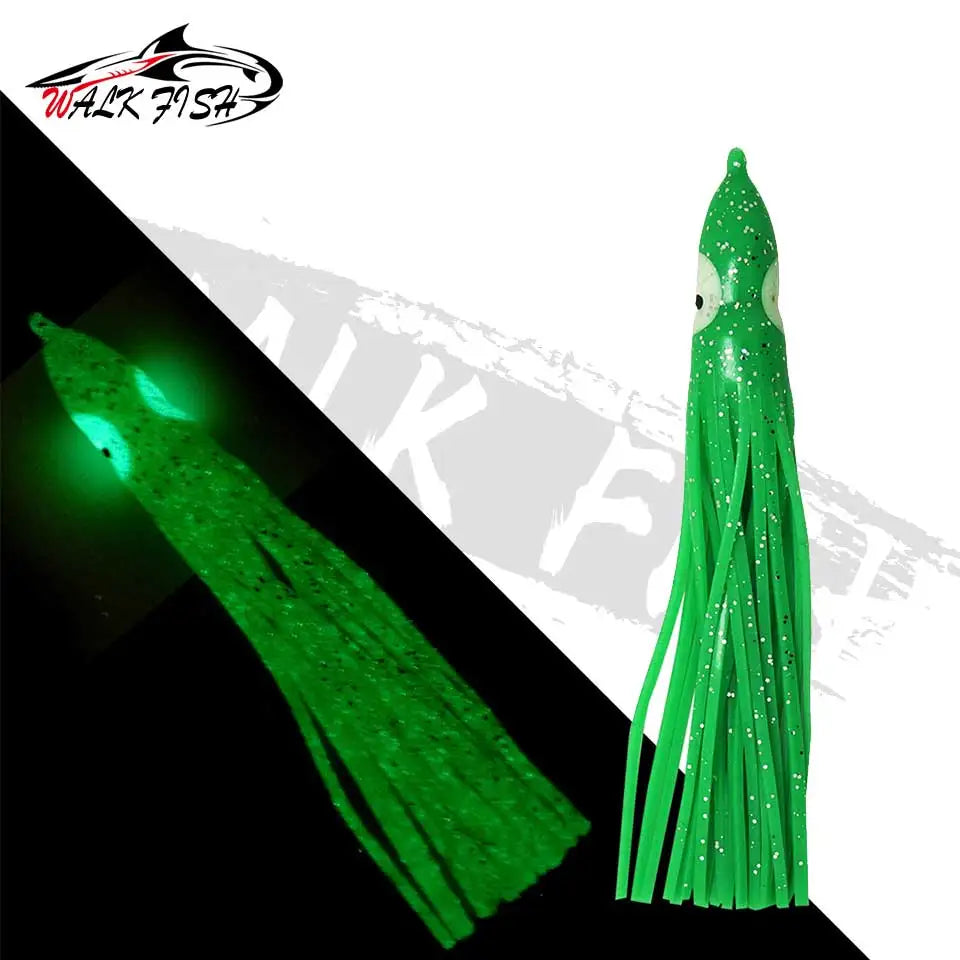 5PC Lures Squid Skirt Octopus Wobblers Sailfish Marlin Baits 5cm 9cm 115cm Artificial Bait