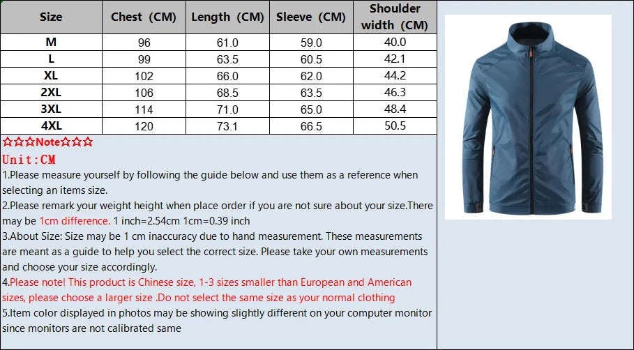 SunCoats Men's Breathable Waterproof Jacket - UV Protection
