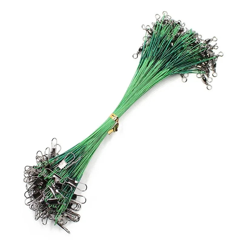 AquaPro Anti Bite Steel Leader With Swivel - AntiTangle