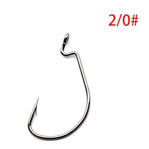 Gamakatsu OFFSET WORM HOOK (Width) Fishing Tee Hooks Sea Assist Hook Triple Treble Hooks Jig Head Fishing Carp Squid Hook