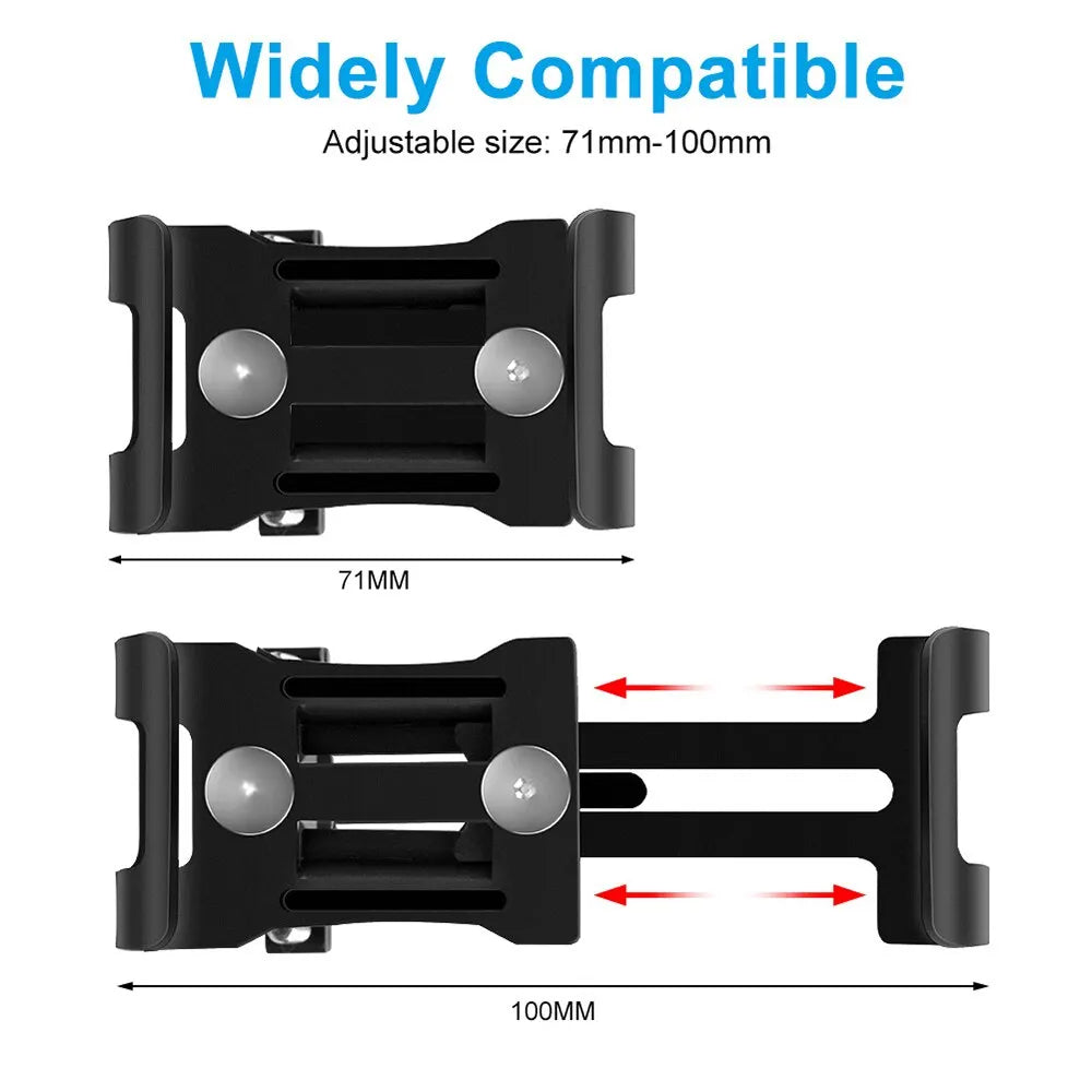 ArcRide Aluminum Bike Phone Holder - Anti Slip Secure Clip