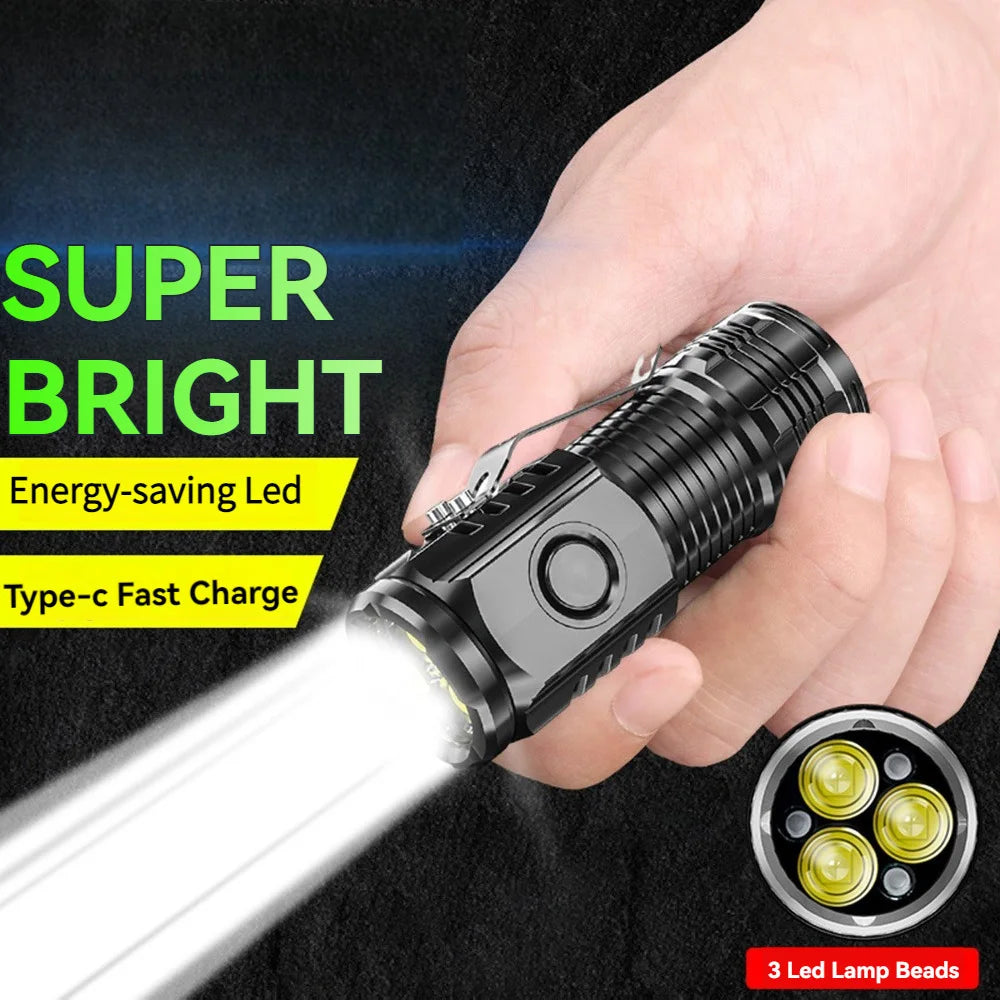 NovaLite Mini Led Flashlight - Usb Rechargeable Torch