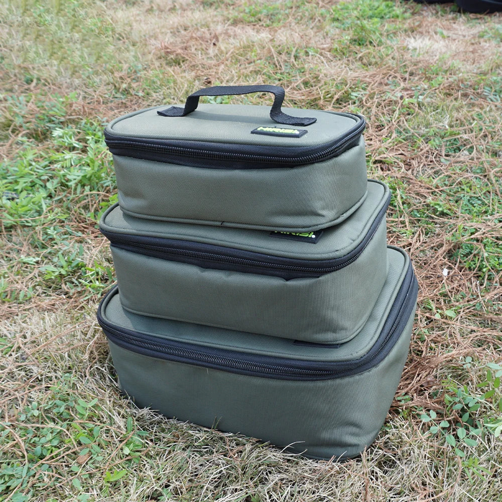 Hirisi Multi-Purpose Carp Fishing Bag - PVC Oxford Material, Fish Reel & Lure Storage, Tackle Accessory Organizer