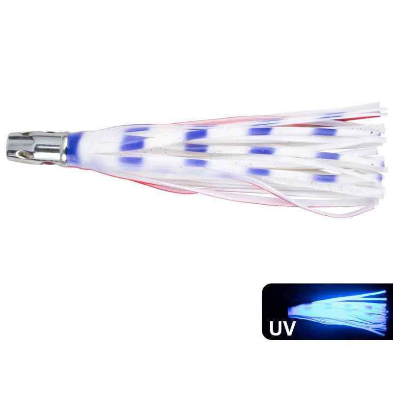 1PC Copper Head Octopus 55g/6.5inch Squid Skirt Bait Big Game Drag Fishing Marlin Tuna Trolling Lure Seawater Fishing Lure
