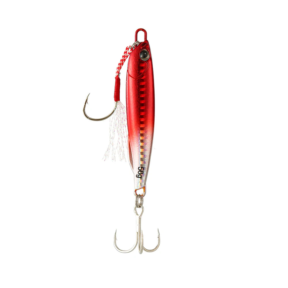 Atriptime Japen Metal Jig Spoon - Weighted 10-50g SeaBass