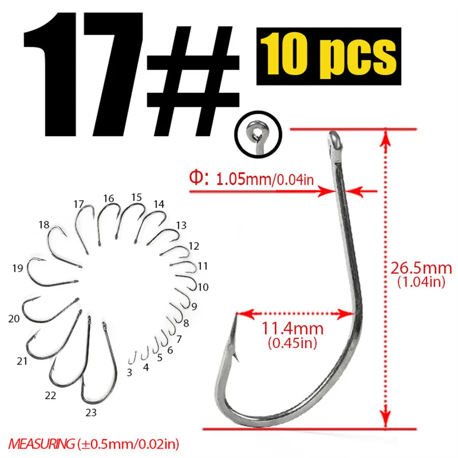 LS-9939 Saltwater Fishing Hooks - Made In Japan Quality