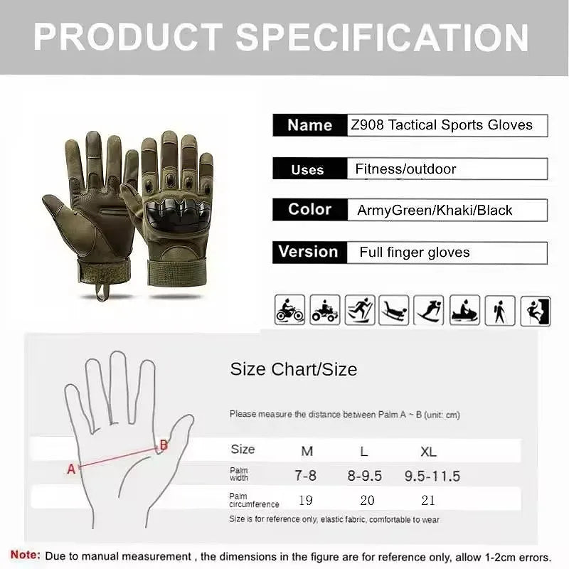 TrailPro Outdoor Mountaineering Gloves - Microfiber Comfort