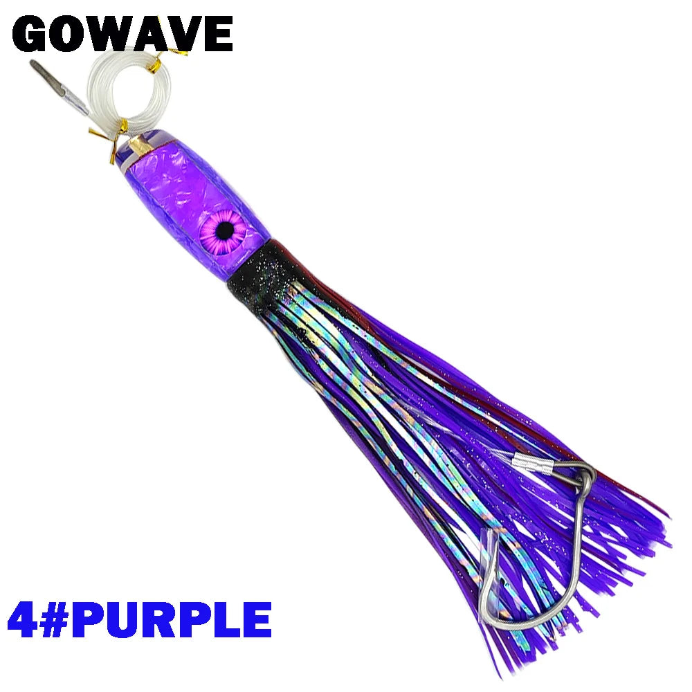 Mahi Lure 32cm 295g Octopus Skirts Trolling Lures Saltwater Big Game Fishing Offshore Deep Sea Fishing Tuna Wahoo Marlin Bait