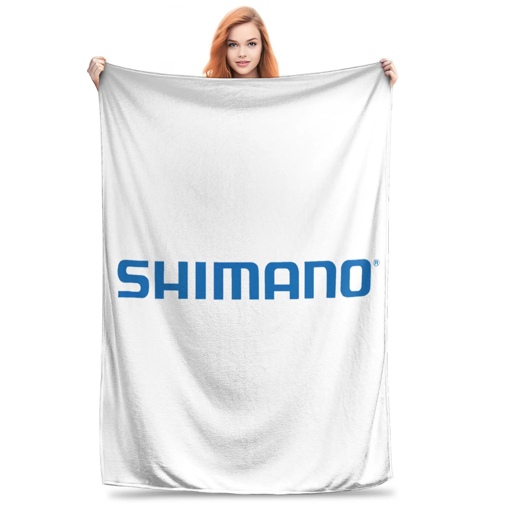 Shimano Fishing Fish Merch Blanket Soft Warm Flannel Throw Blanket Bedspread for Bed Living room Picnic Travel Home Sofa