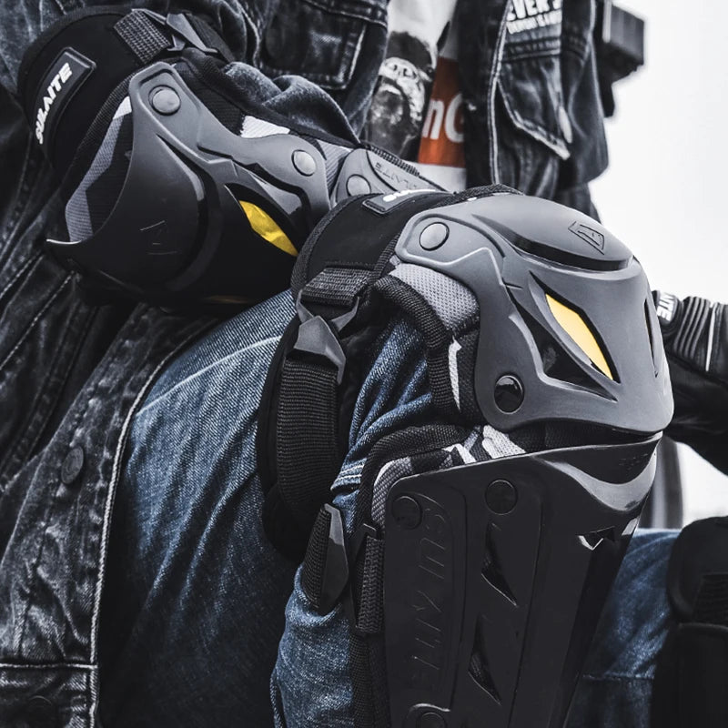 MotoGuard Knee Pads - Side Wing Protection For Off Road