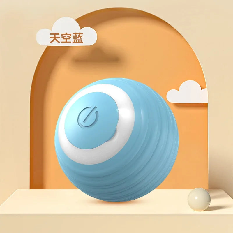 Cat Ball Toys Automatic Rolling Smart Cat Toys Interactive Training Self-moving Toys for Indoor Play