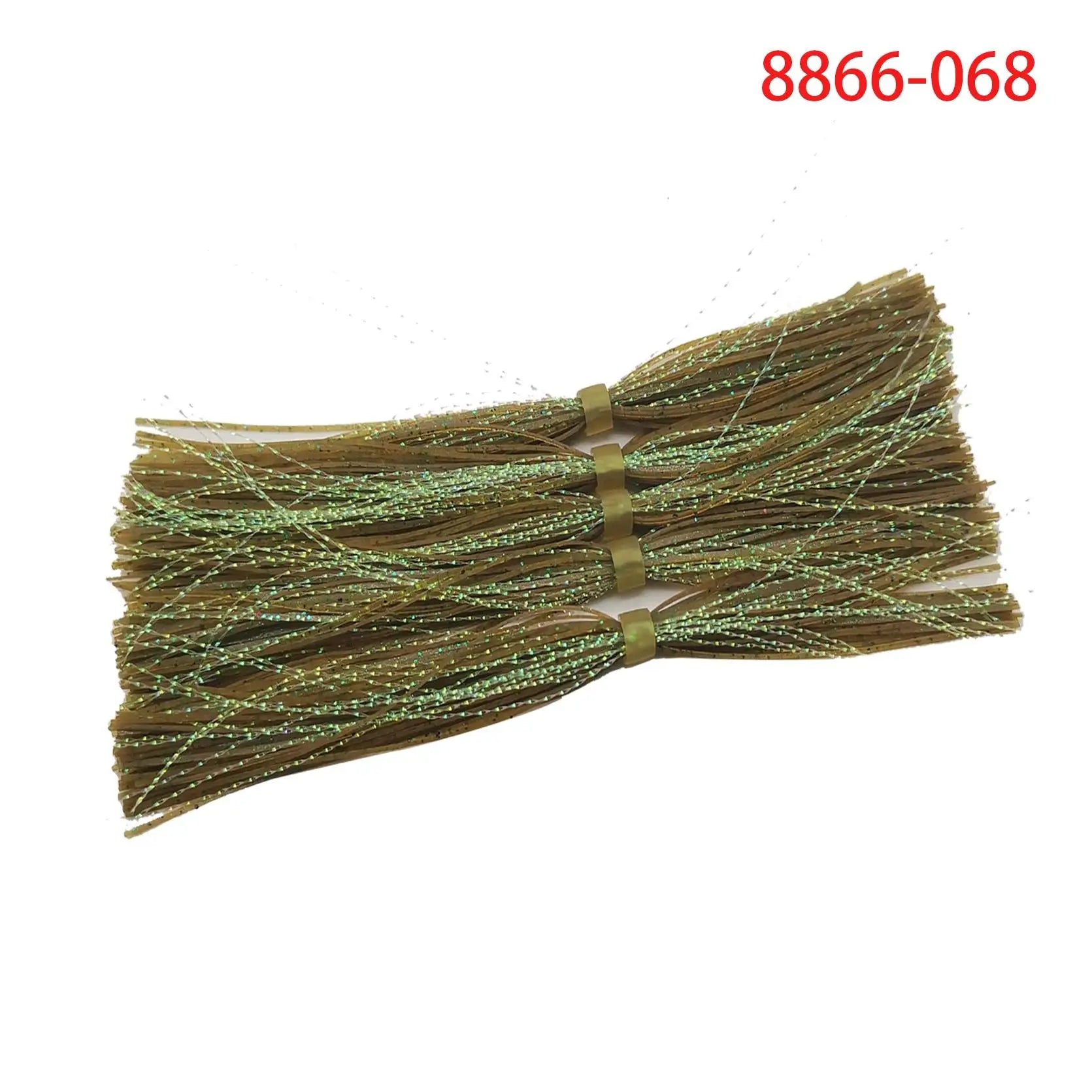 5 pcs/lot 44 Strands Silicone Skirts Umbrella skirts Fishing Accessories Buzzbaits Spinner Buzz Bait