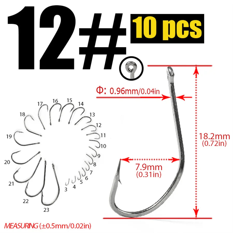 LS-9939 Saltwater Fishing Hooks - Made In Japan Quality