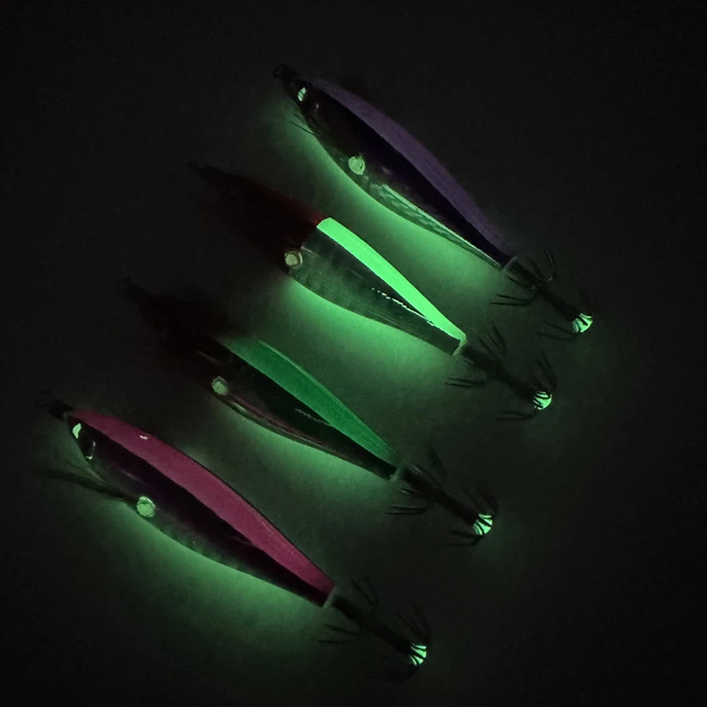 AquaLure Laser Luminous Floating Egi Lure - Night Glow
