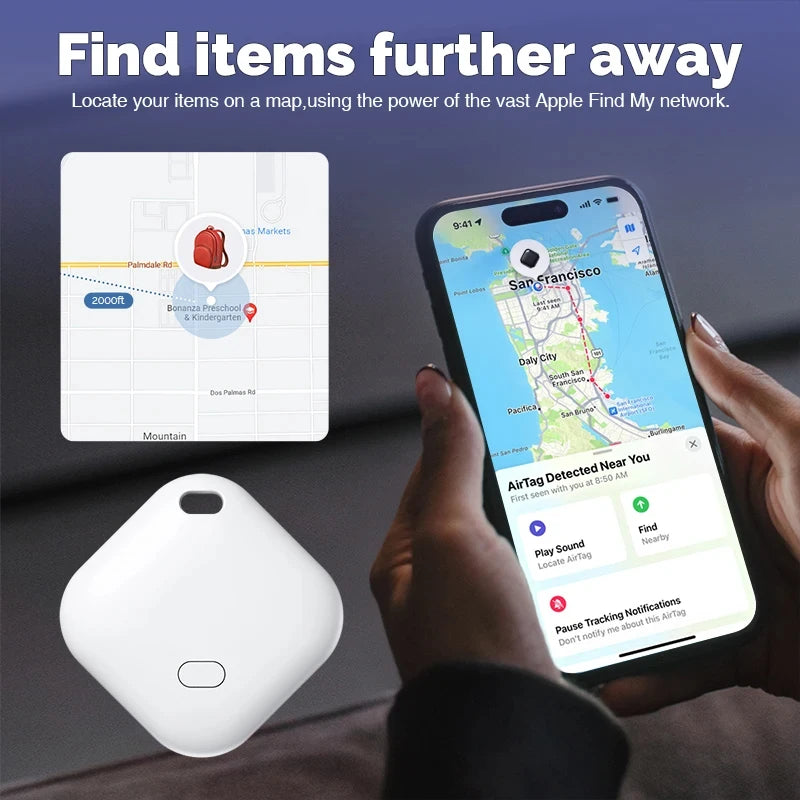 Apple Find My Device Tracker IOS Mini GPS Tracker Locator For Children Pets, Keys