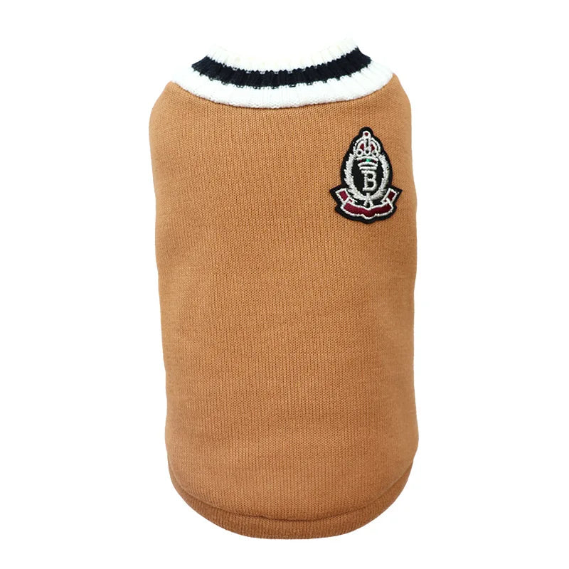 CozyPaws Cat And Dog Christmas Sweater - Warm Polyester