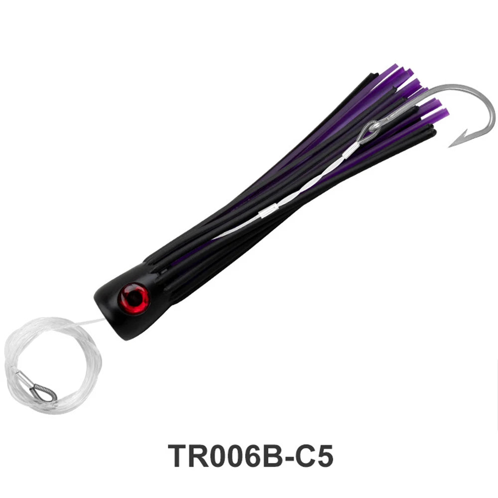 9"Rig Bird Trolling Lures Fishing Rigged Lure Squid Tuna Daisy Chain Artificial Bait Saltwater Big Game Fishing Mahi Marlin