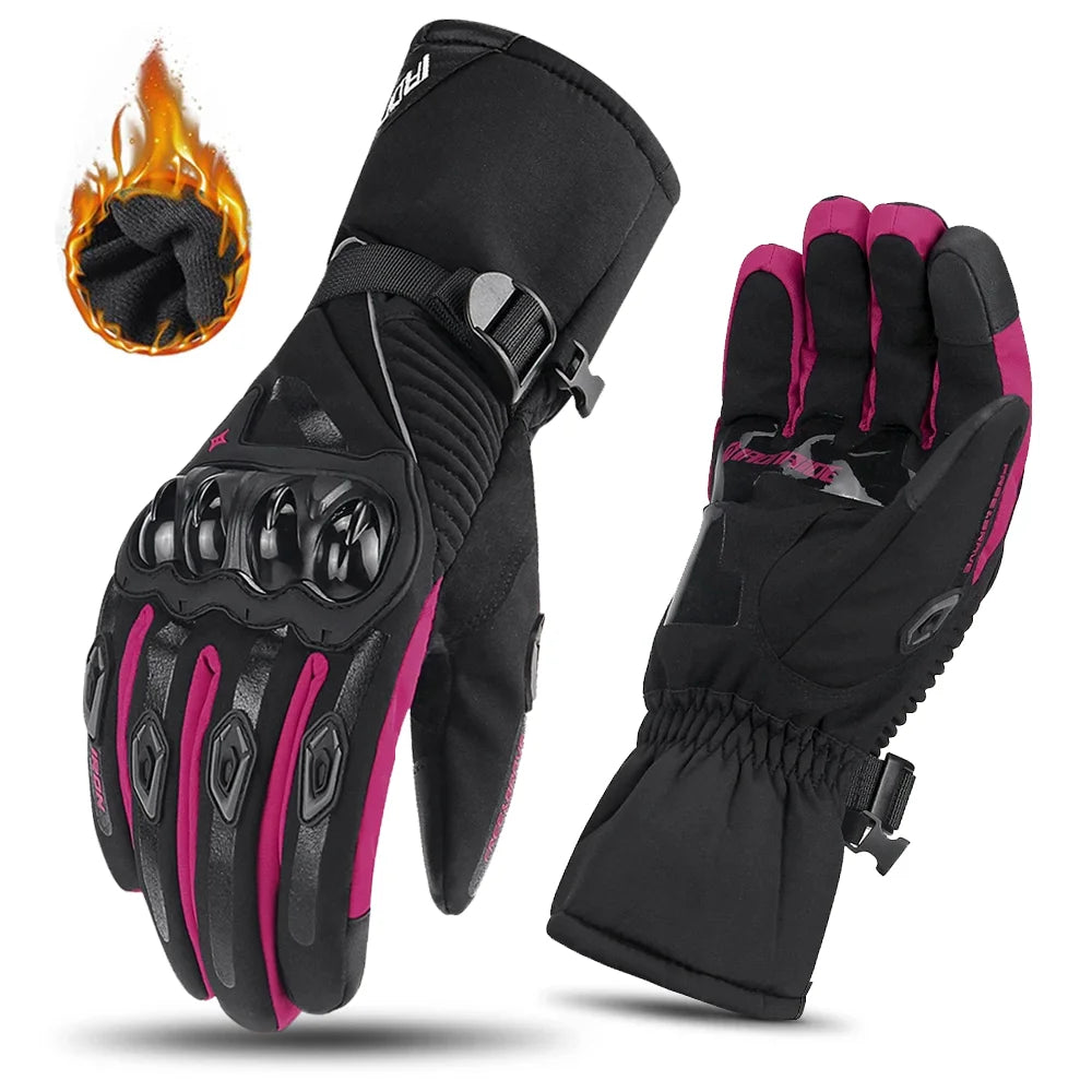 Motorcycle Gloves Windproof Waterproof Moto Men’s Riding Gloves Touch Screen Finger Tips