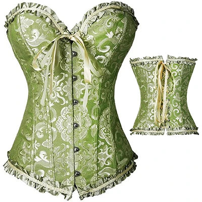 Women’s Steampunk Gothic Clothing. Plus Size Corsets Lace Up Bustier Body Shapers S-6XL