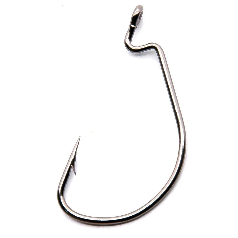 Gamakatsu OFFSET WORM HOOK (Width) Fishing Tee Hooks Sea Assist Hook Triple Treble Hooks Jig Head Fishing Carp Squid Hook