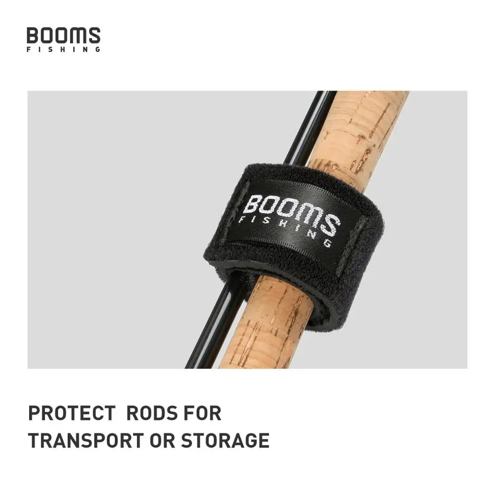 Booms Fishing RS3 Fishing Rod Holder Pole Belt Fastener Suspenders Strap Elastic Cable Fishing Rod Storage Tool Accessories