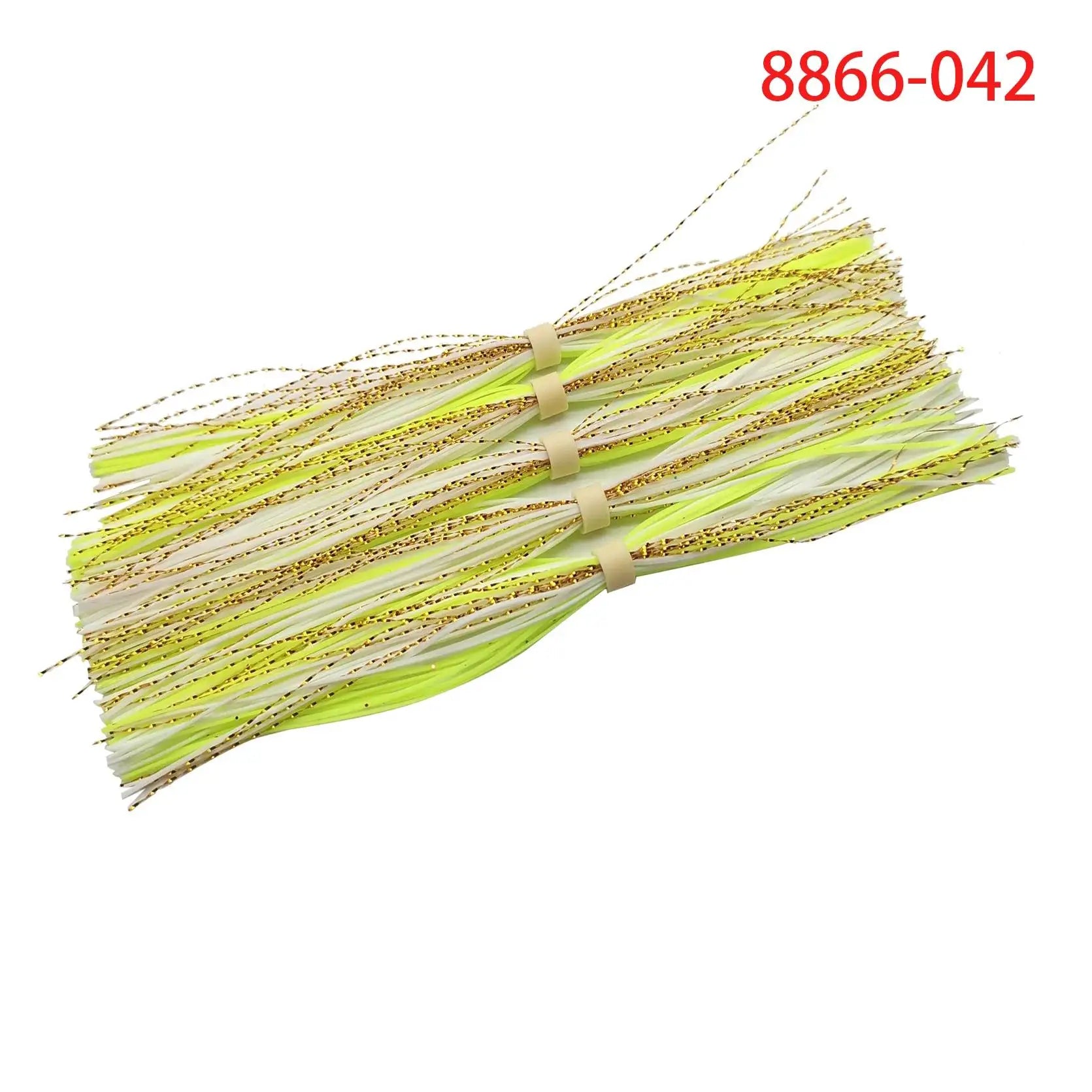 5 pcs/lot 44 Strands Silicone Skirts Umbrella skirts Fishing Accessories Buzzbaits Spinner Buzz Bait