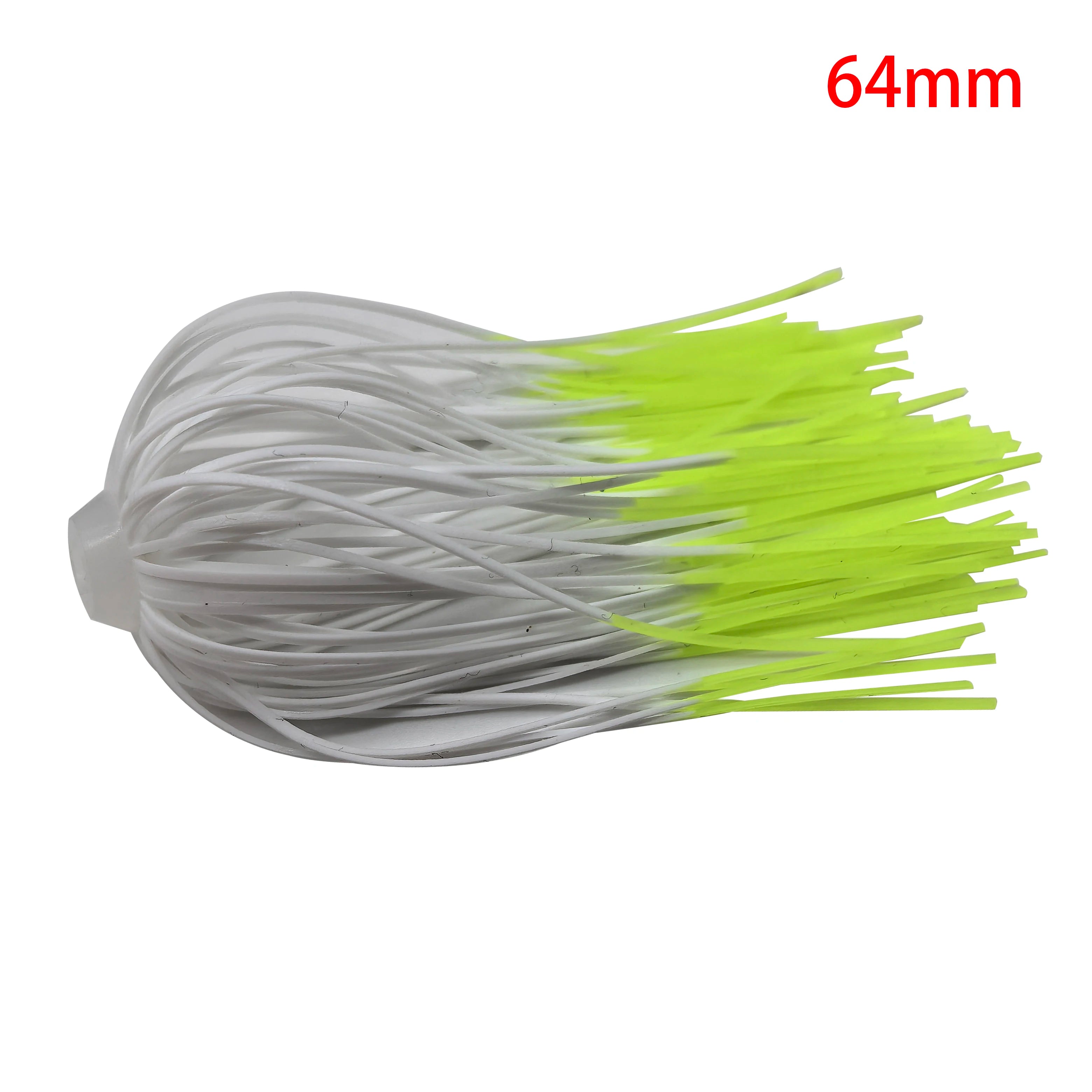 5 pcs/lot 88 Strands 64mm Silicone Skirts Elastic hole Umbrella skirts Fishing Accessories Buzzbaits Spinner Buzz Bait