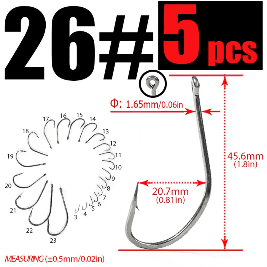 LS-9939 Saltwater Fishing Hooks - Made In Japan Quality