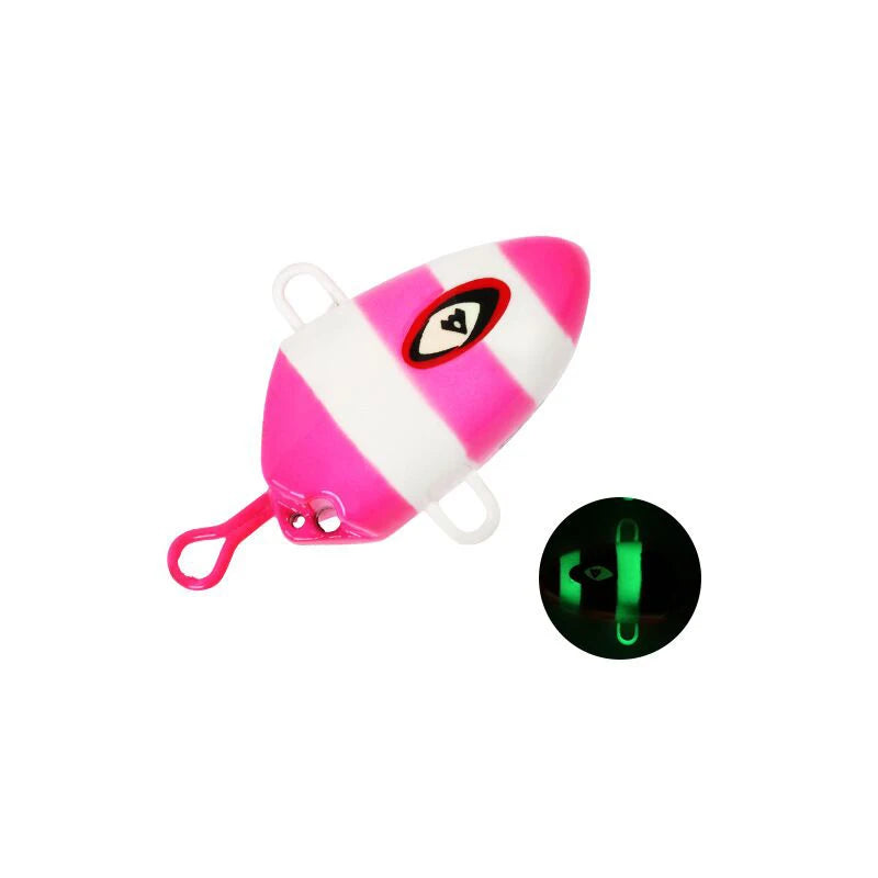 Kabura Bullet Metal Jig Heads Sinking Squid Skirt Lures Assist Hooks 100g - 300g