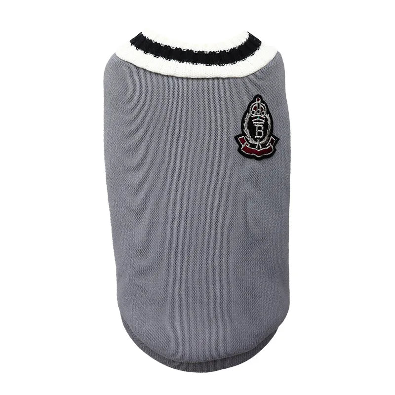 CozyPaws Cat And Dog Christmas Sweater - Warm Polyester