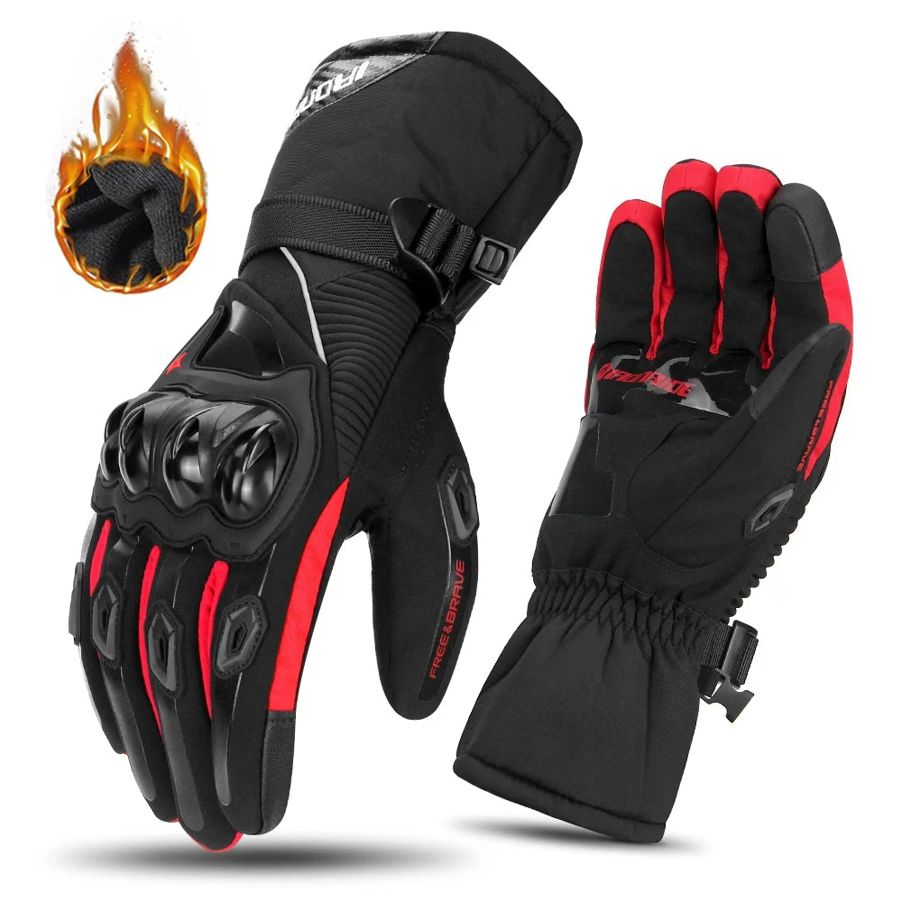 Motorcycle Gloves Windproof Waterproof Moto Men’s Riding Gloves Touch Screen Finger Tips