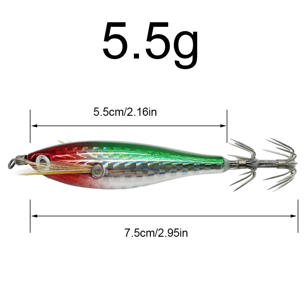 AquaLure Laser Luminous Floating Egi Lure - Night Glow