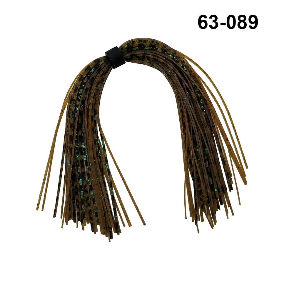 5 pcs/lot 44 Strands Silicone Skirts Umbrella skirts Fishing Accessories Buzzbaits Spinner Buzz Bait