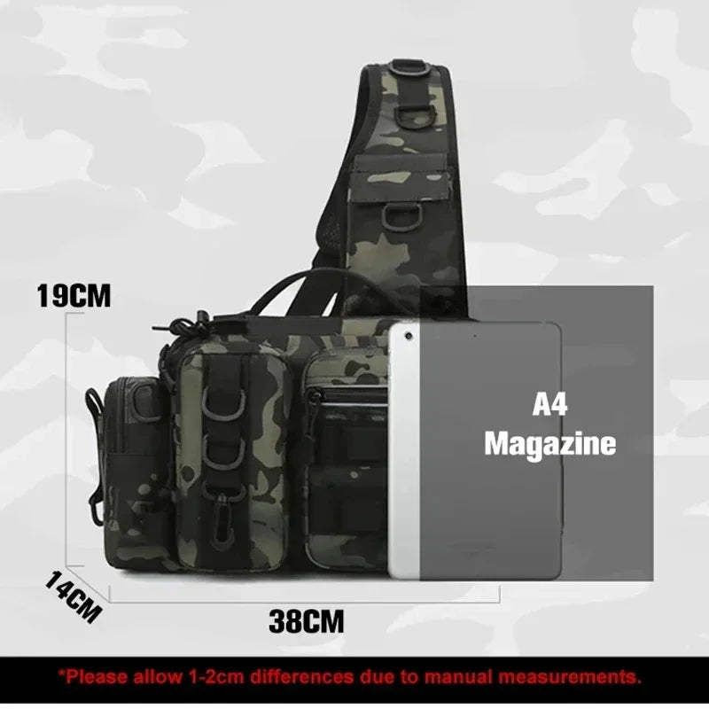 Fishing tackle, shoulder bag, storage bag, portable fishing rod holder, outdoor sports bag, flying fishing