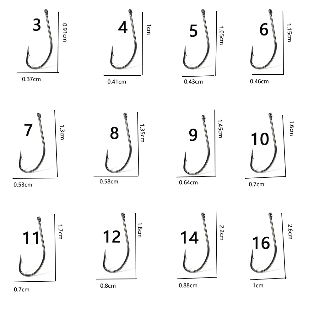 LS-9939 Saltwater Fishing Hooks - Made In Japan Quality