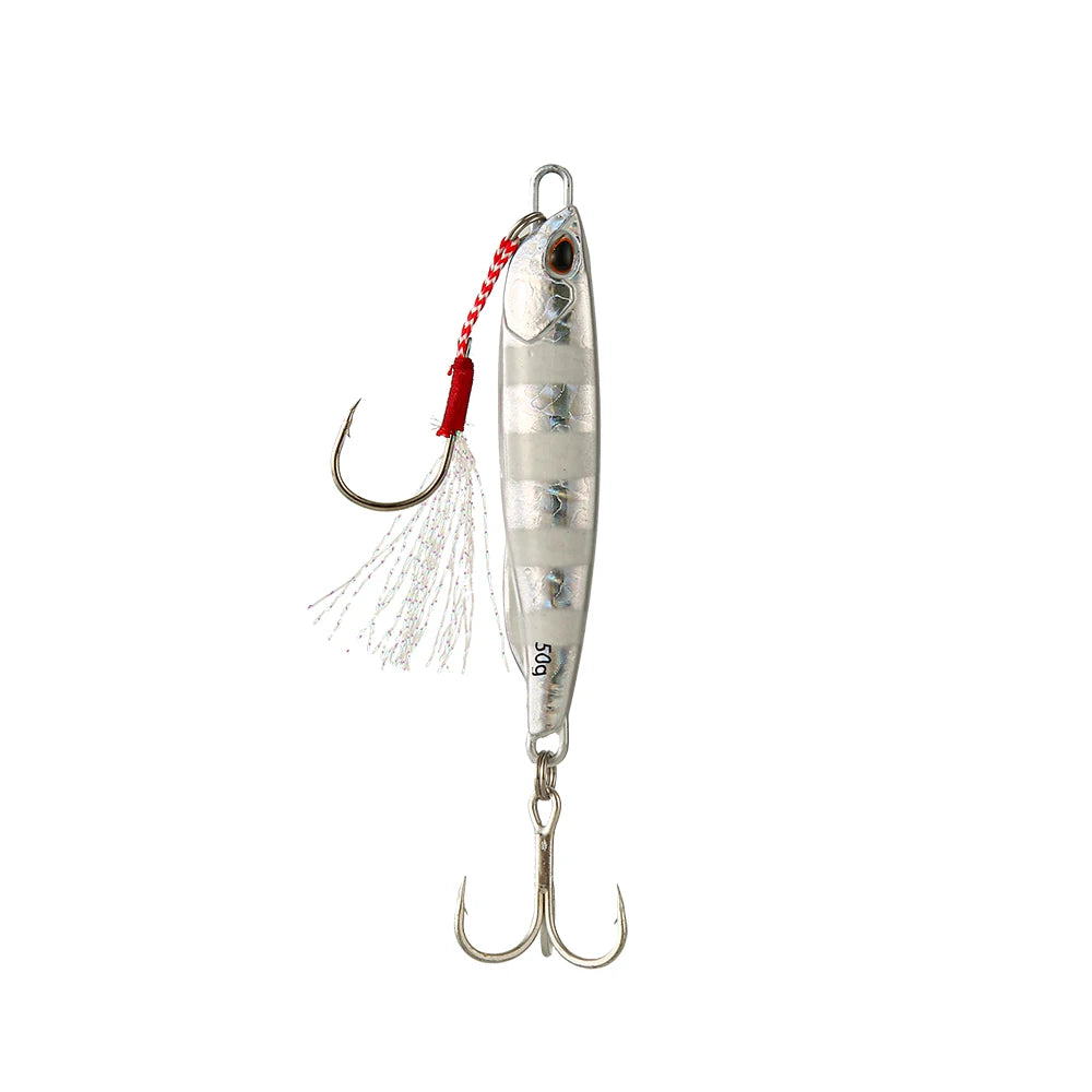 Atriptime Japen Metal Jig Spoon - Weighted 10-50g SeaBass