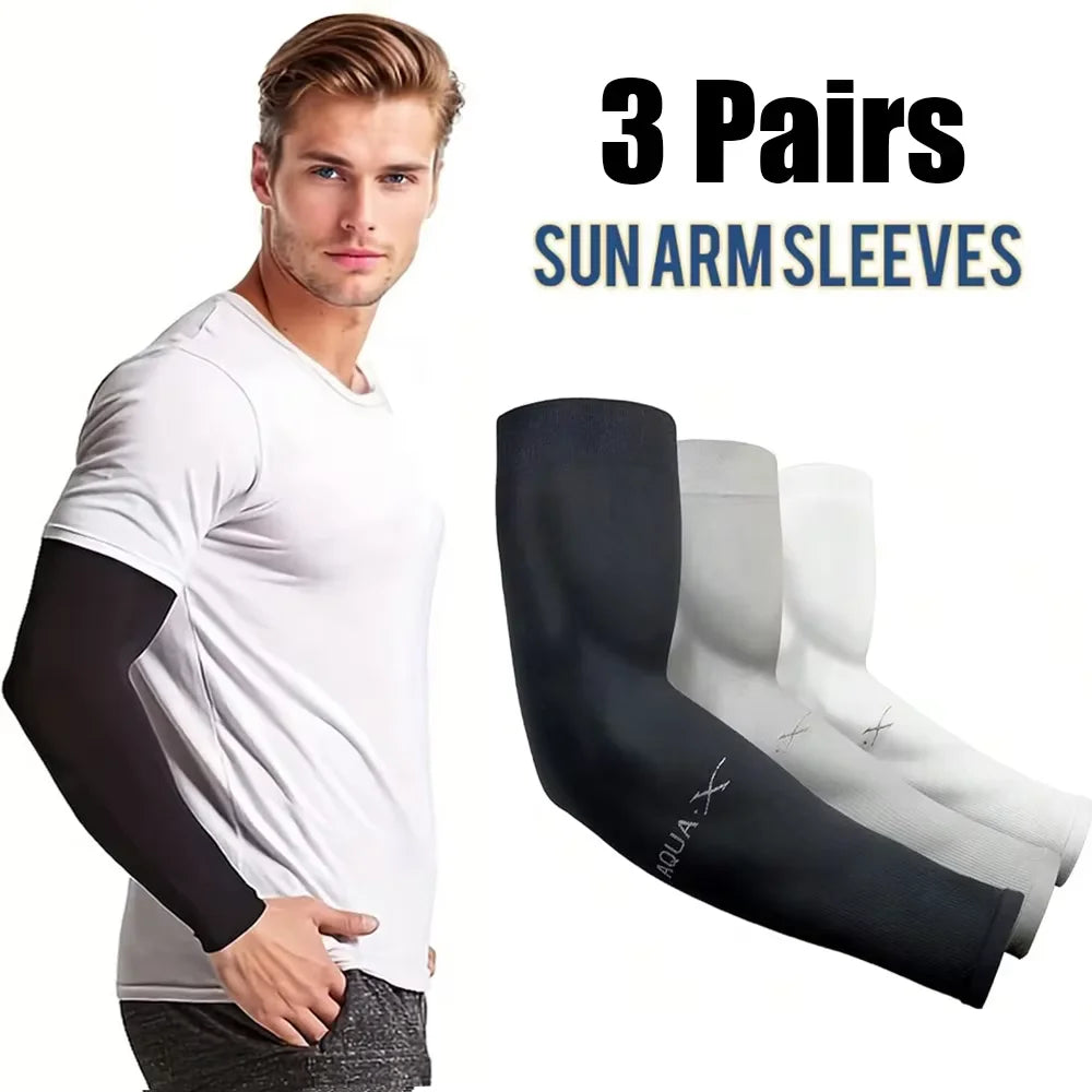 EverSun Ice Silk Arm Sleeves - Cooling Sun Protection