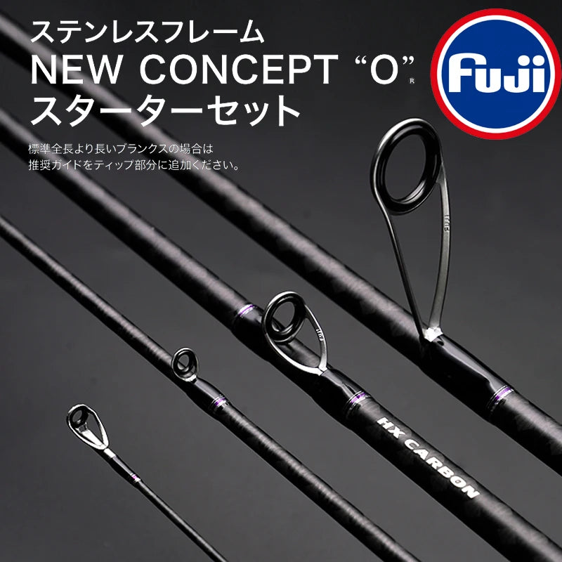 Spinning/Conventional Travel Rods, Long XF/MF Action Rods FUJI Components Fishing Poles for any destination.