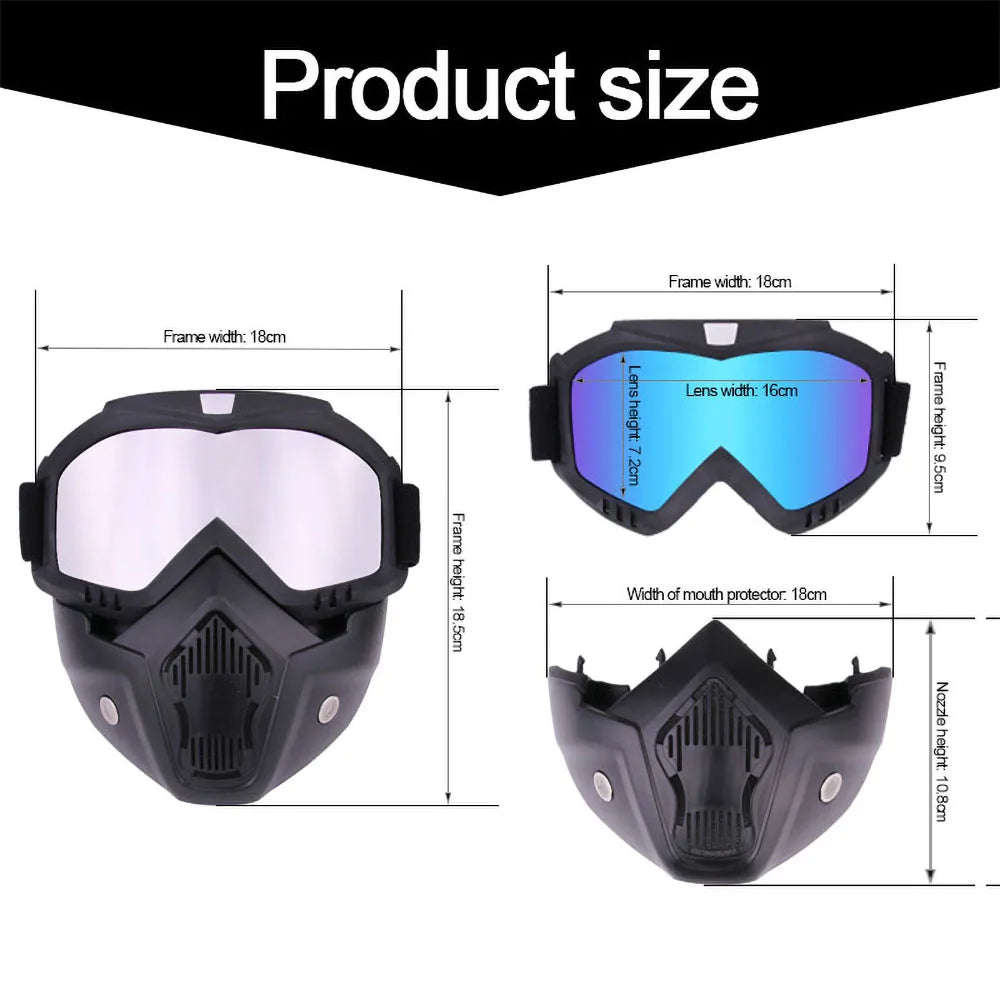 TrailGuard Dustproof Motocross Goggles - Breathable Fit