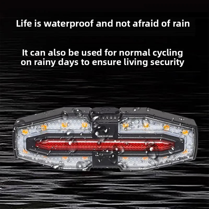 CycleGuard Wireless Tail Light With Horn - Safe Night Riding