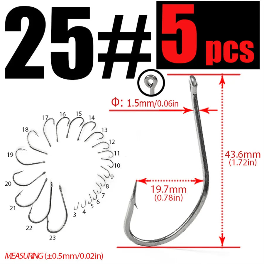 LS-9939 Saltwater Fishing Hooks - Made In Japan Quality