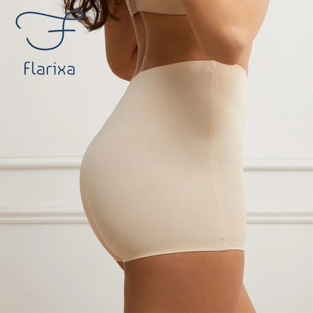 Flarixa Seamless Boxer Briefs For Women - Anti Chafe